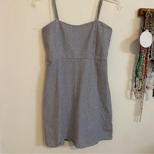 Brandy Melville blue and white stripped Carla Dress